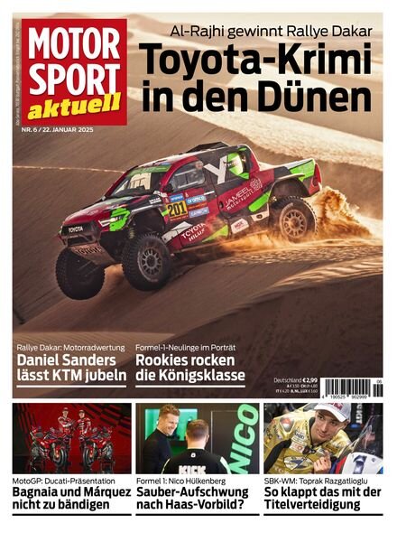 Motorsport aktuell – 21 Januar 2025 Cover