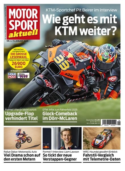 Motorsport aktuell – 8 Januar 2025 Cover
