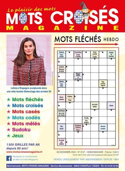 Mots Croises Magazine – 26 Decembre 2024 Cover