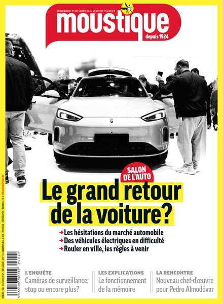 Moustique Magazine – 8 Janvier 2025 Cover