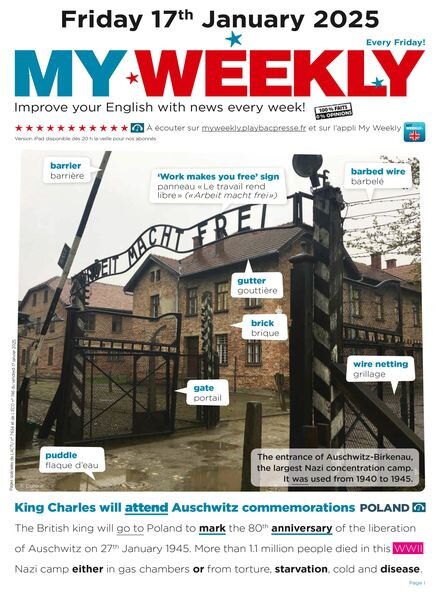 My Weekly fr – 17 Janvier 2025 Cover