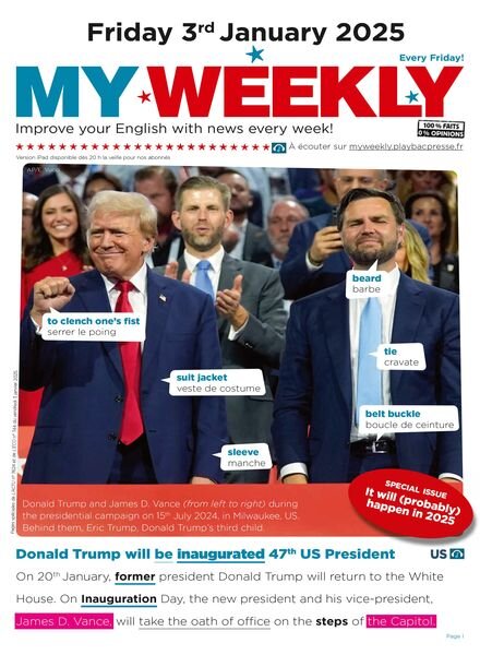 My Weekly fr – 3 Janvier 2025 Cover