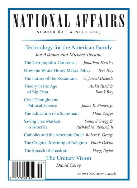 National Affairs – Winter 2025 Cover