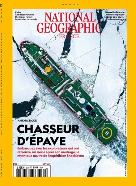 National Geographic France – Janvier 2025 Cover