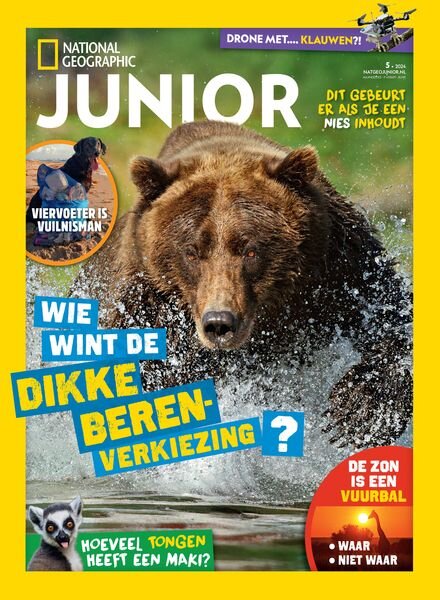National Geographic Junior Nederland – 9 Januari 2025 Cover