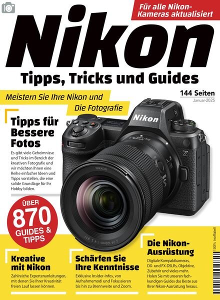 Nikon Das essentielle Handbuch – Januar 2025 Cover