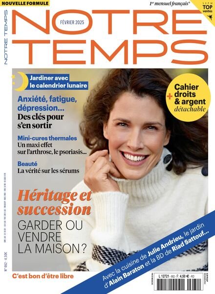 Notre Temps – Fevrier 2025 Cover