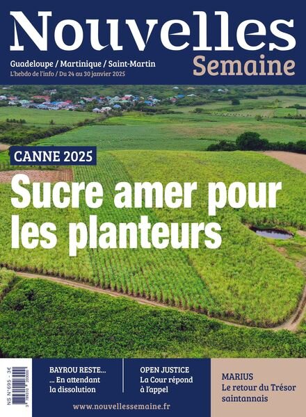 Nouvelles Semaine – 24 Janvier 2025 Cover