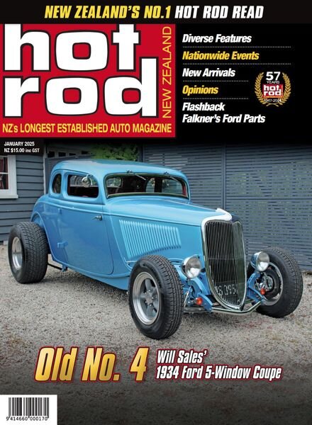 NZ Hot Rod – January 2025 Cover