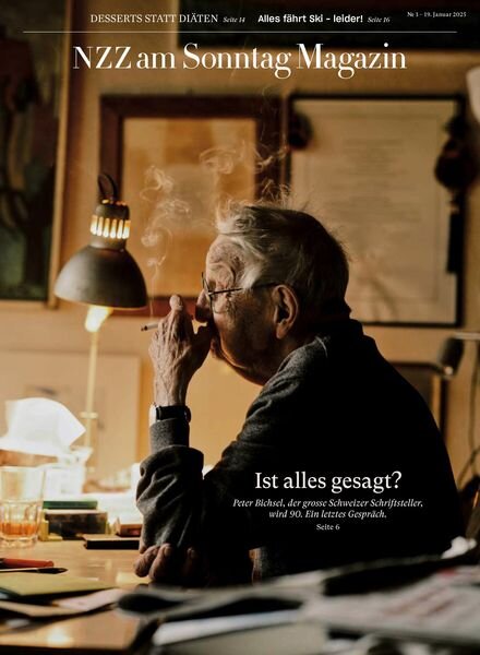 NZZ am Sonntag Magazin – 19 Januar 2025 Cover