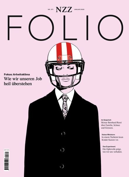 NZZ Folio – Januar 2025 Cover