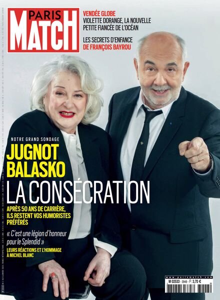 Paris Match – 3 Janvier 2025 Cover