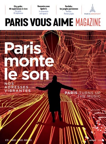 Paris Vous Aime Magazine – Janvier-Mars 2025 Cover