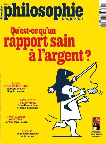 Philosophie Magazine France – Fevrier 2025 Cover