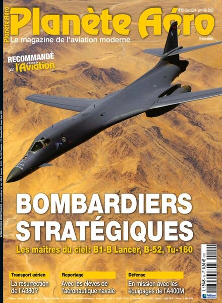 Planete Aero – Decembre 2024 – Fevrier 2025 Cover
