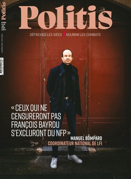 Politis – 16 Janvier 2025 Cover
