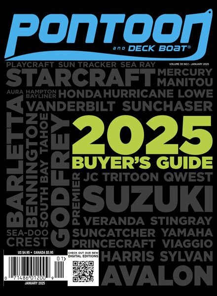 Pontoon & Deck Boat – January 2025 Cover