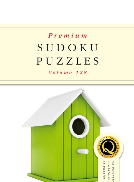 Premium Sudoku Puzzles – Issue 128 2025 Cover