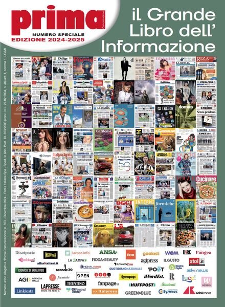 Prima Comunicazione – Grande Libro Informazione 2024-2025 Cover