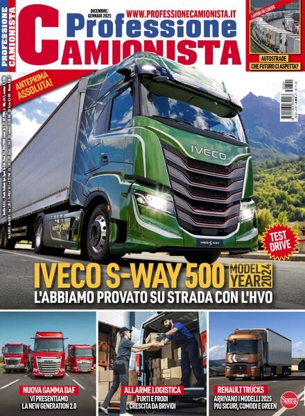 Professione Camionista – Dicembre 2024 – Gennnaio 2025 Cover