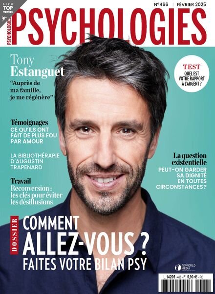 Psychologies France – Fevrier 2025 Cover