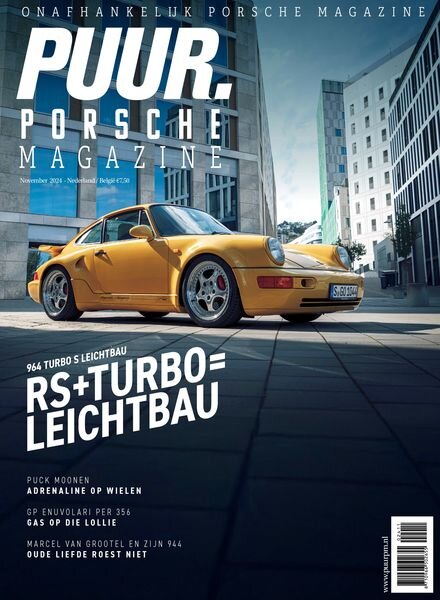 PUUR Porsche – November 2024 Cover