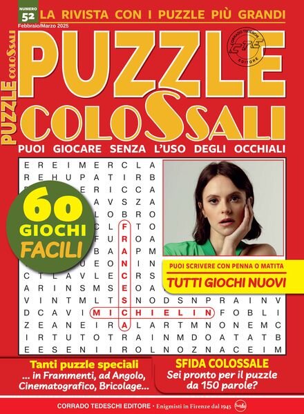 Puzzle Colossali – Febbraio-Marzo 2025 Cover