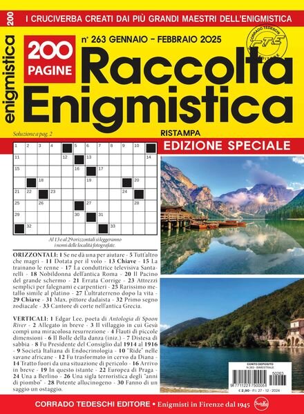 Raccolta Enigmistica – Gennaio-Febbraio 2025 Cover