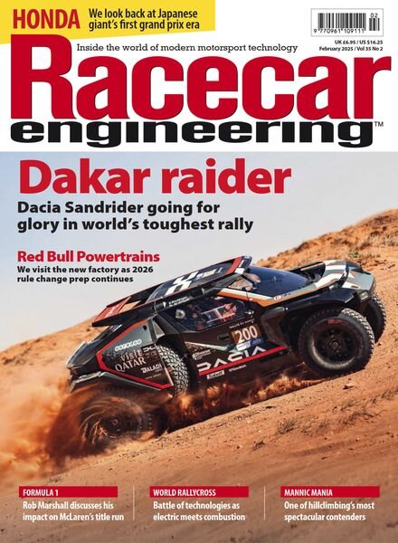 Racecar Engineering – February 2025 Cover