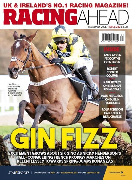 Racing Ahead – February 2025 Cover