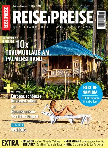 Reise & Preise – Februar-Marz-April 2025 Cover