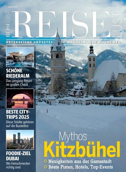 Reiselust – 7 Januar 2025 Cover
