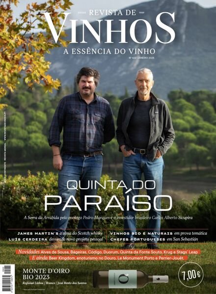 Revista de Vinhos – Janeiro 2025 Cover