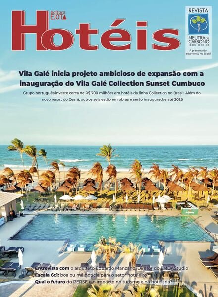 Revista Hoteis – Janeiro 2025 Cover