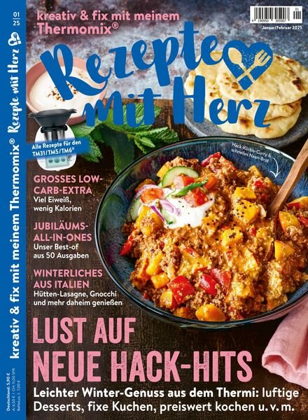 Rezepte mit Herz – Januar 2025 Cover