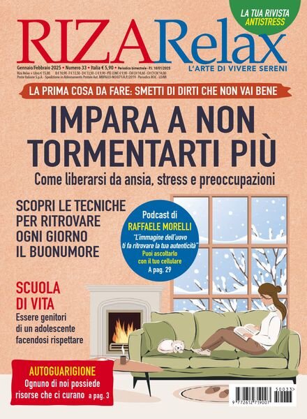 Riza Relax – Gennaio 2025 Cover
