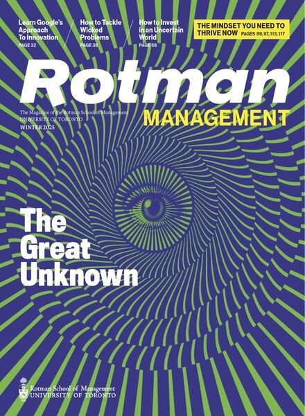 Rotman Management – Winter 2025 Cover