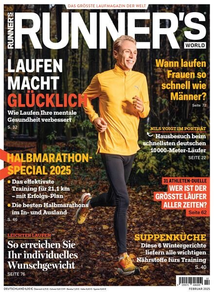 Runner’s World Germany – Februar 2025 Cover