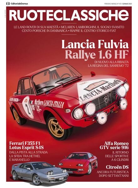 RuoteClassiche – Gennaio 2025 Cover