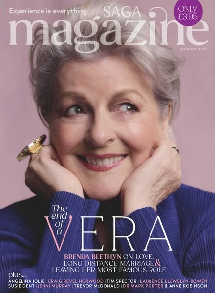 Saga Magazine – January 2025 Cover