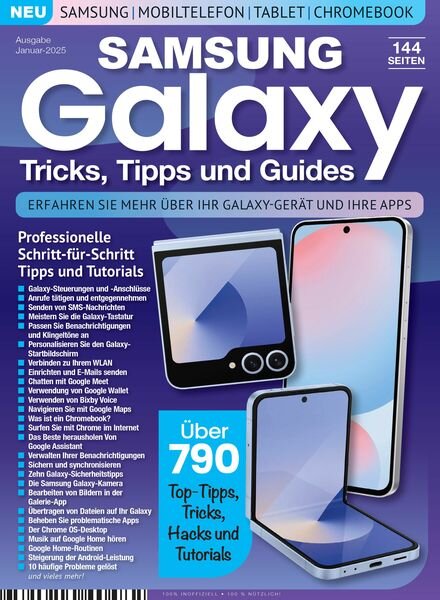 Samsung Galaxy Tricks Tipps und Guides – Januar 2025 Cover