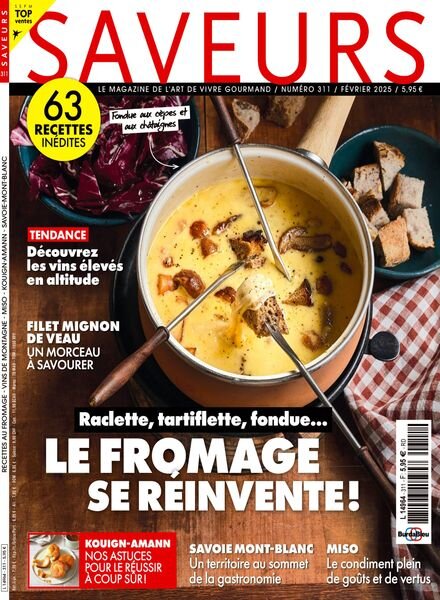 Saveurs France – Fevrier 2025 Cover