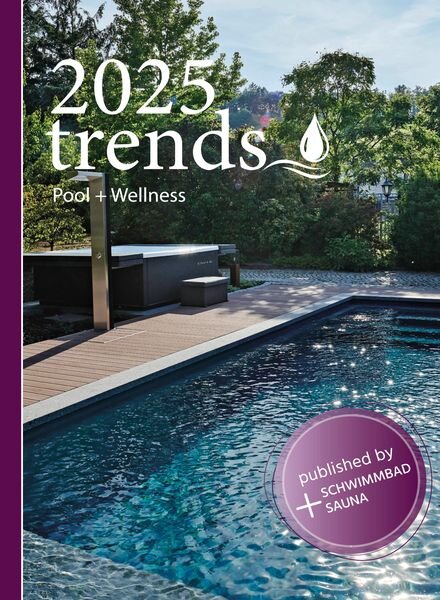 Schwimmbad + Sauna – Trends 2025 Cover