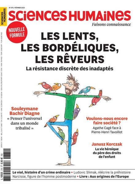 Sciences Humaines – Fevrier 2025 Cover