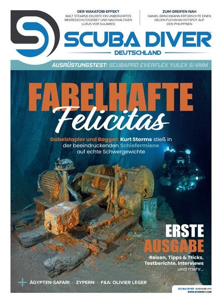 Scuba Diver – Germany – January 2025 Cover