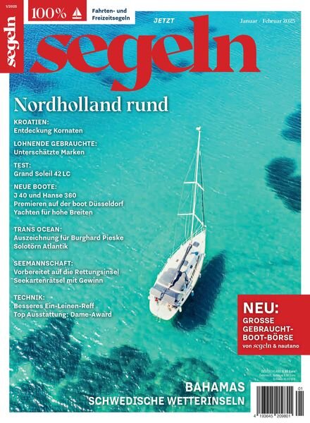 segeln – Januar 2025 Cover