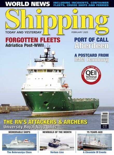 Shipping Today & Yesterday – February 2025 Cover