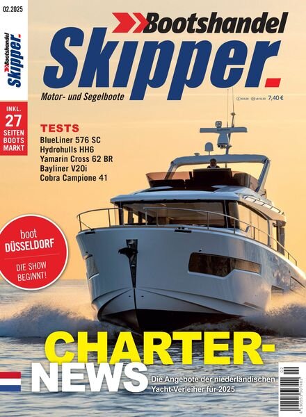 Skipper Bootshandel – Februar 2025 Cover