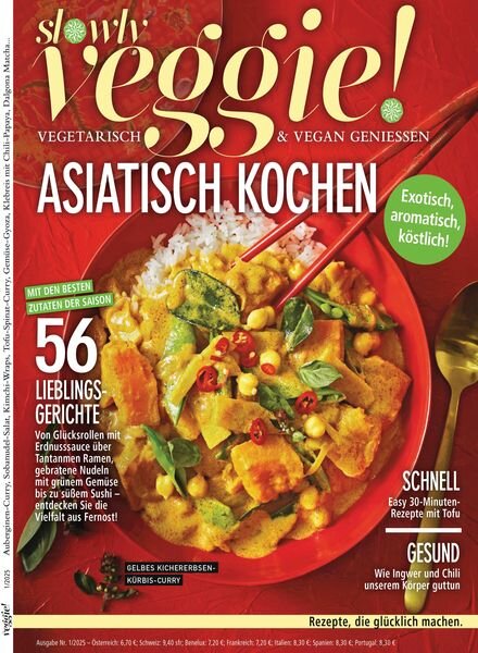 Slowly Veggie – Januar 2025 Cover