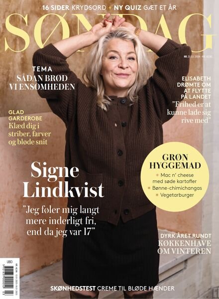 Sondag – 13 Januar 2025 Cover
